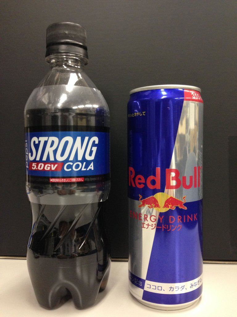 Red Bull（レッドブル）各種サイズ・量と価格比較、1日カフェイン摂取上限