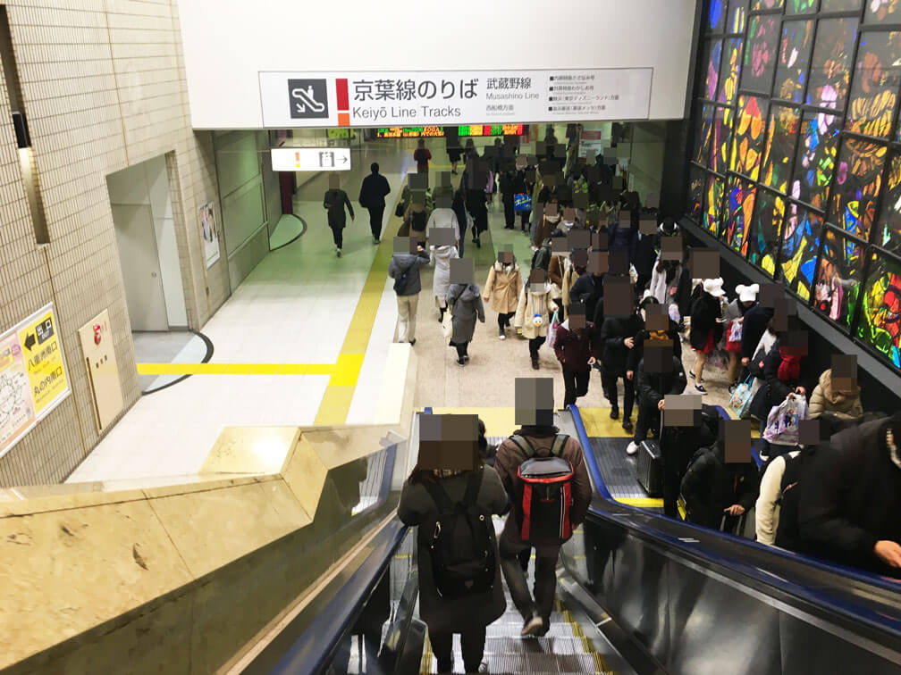 東京駅京葉線ホームまでの乗り換え 所要時間はどのくらいかかる 調査実施