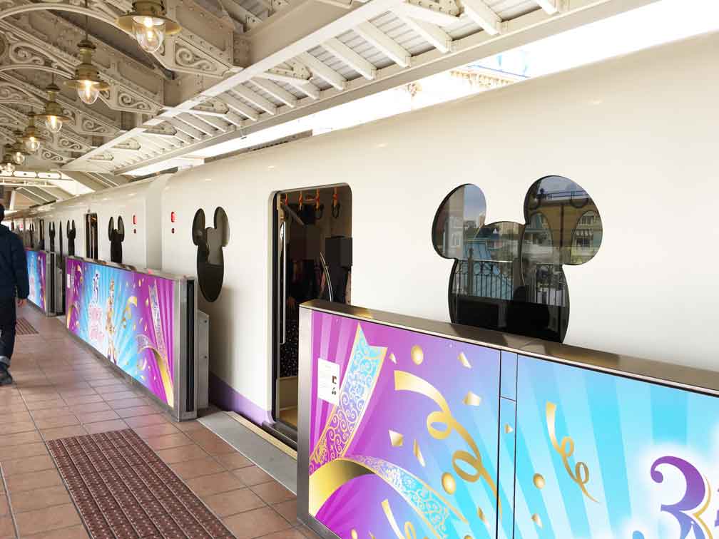 ディズニーリゾートライン乗車レポ 車内設備 運行ルート 2周乗車ng